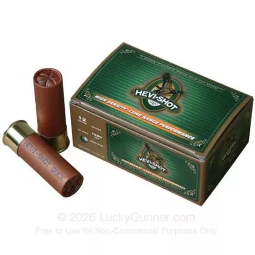 12 Gauge – 3″ 1-3/8oz. B Shot – Hevi-Shot Duck – 10 Rounds
