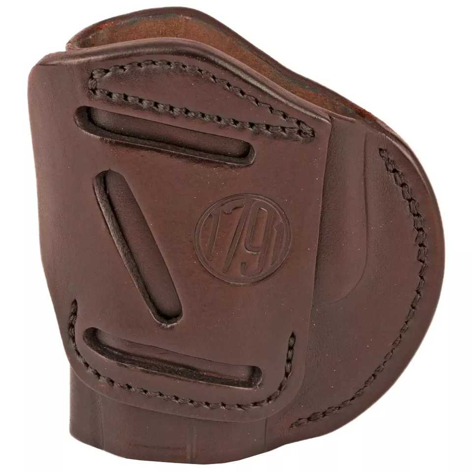 1791 4-Way IWB/OWB Holster, Brown, Right Hand, Size 3