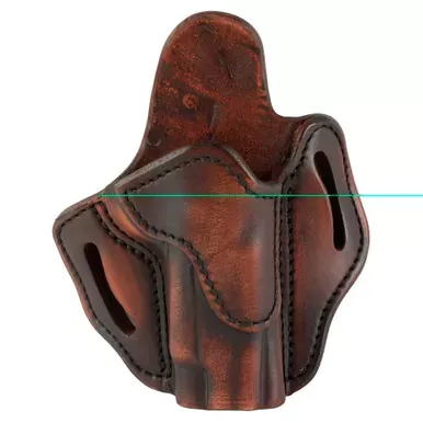1791 Gunleather BH1 Optic Ready | OWB Belt Holster | Fits Optic Ready Commander Size 1911 | Matte Finish | Vintage Leather | Right Hand | OR-BH1S-VTG-R