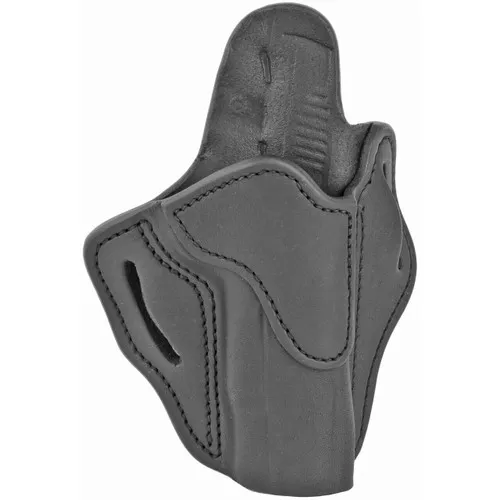 1791 Gunleather ORBH1SBLR BH1 Optic Ready OWB Size 01 Stealth Black Leather Belt Slide Fits 5″ 1911 Right Hand