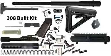 .308 18″ Complete Rifle Build Kit | 15″ MLOK Handguard | 7.62 x 51 Nato | DPMS Pattern