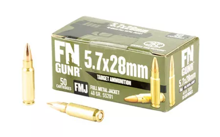 5.7X28MM, 40gr FMJ 50ct