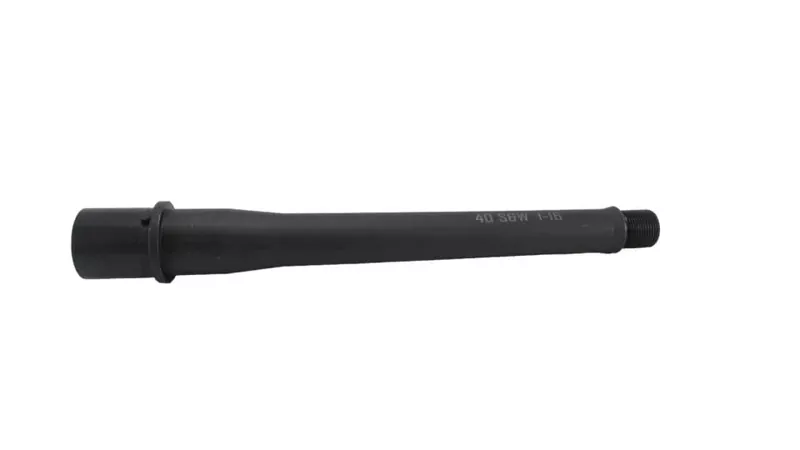 8” 40 S&W Med 1×16 Melonite Stripped Barrel