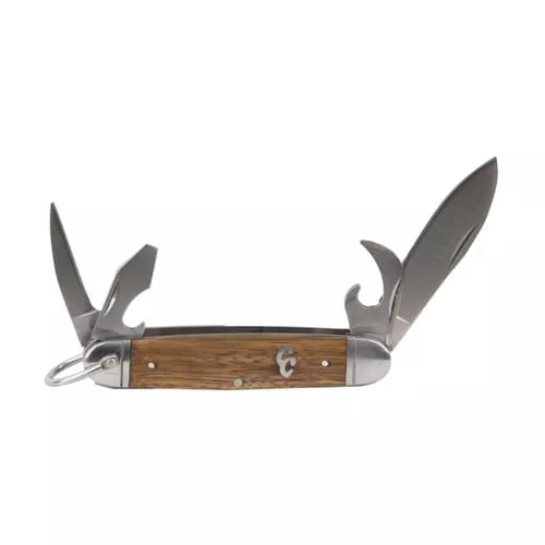 ABKT Cattleman Sagebrush Trailscout Multitool 2-1/5″ Blade Zebrawood