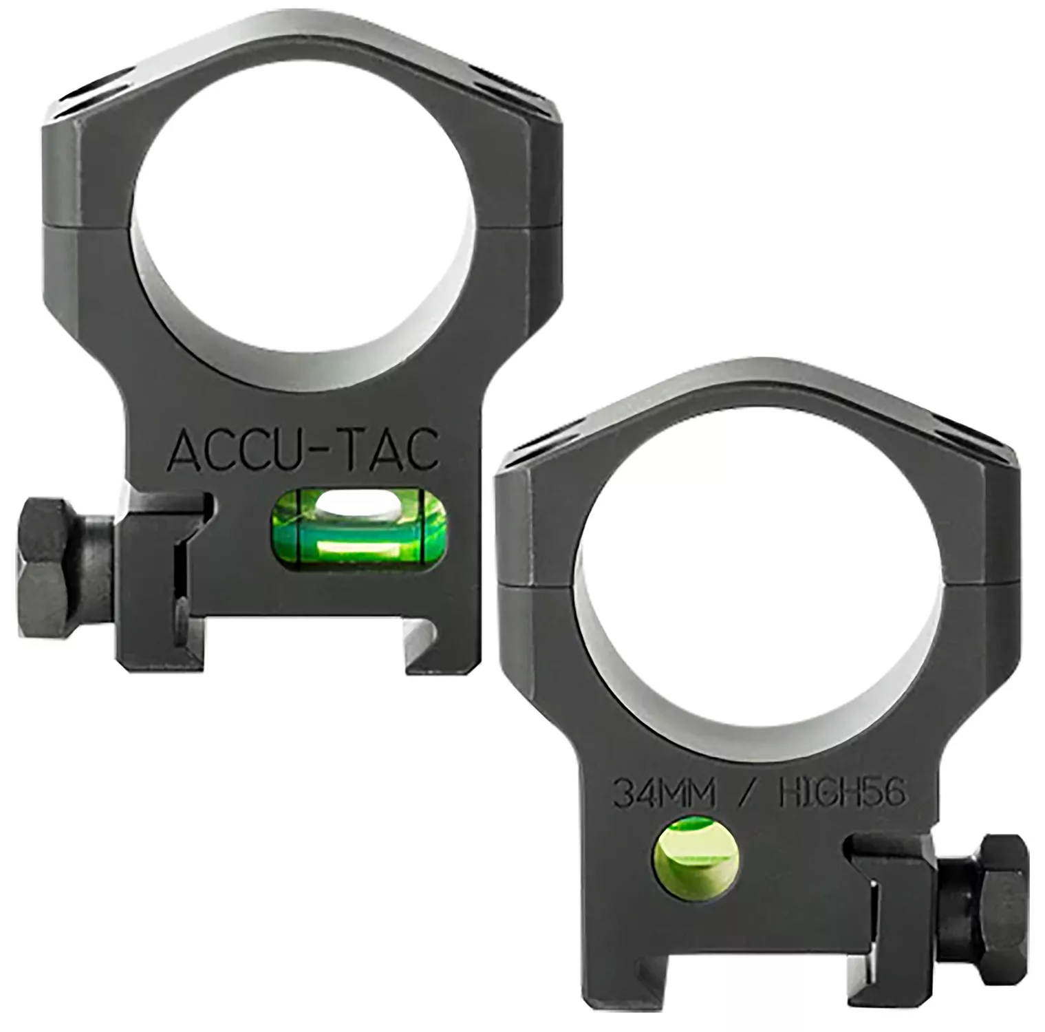 Accu-Tac HSR340 34 MM Scope RingsFlat Black