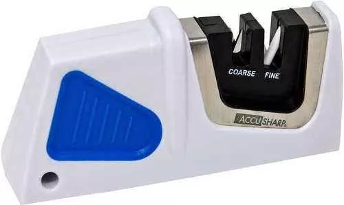 Accusharp Compact Pull-Through Sharpener Diamond Tungsten Carbine Fine White/Black