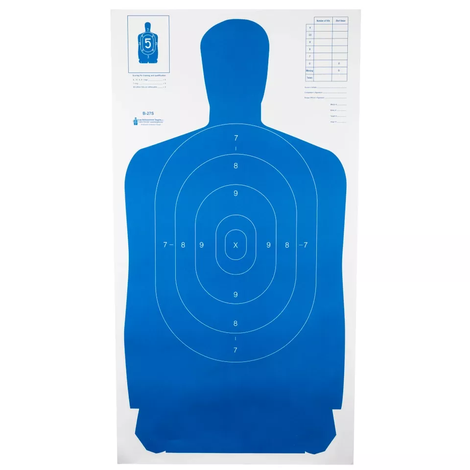 Action Target B27S Blue 100 Pack