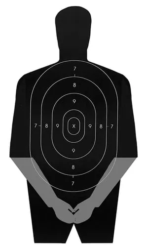 Action Target PIC06100 Entertainment Politically Incorrect Silhouette Paper Hanging 23" x 35" Black/Gray 100 Per Box