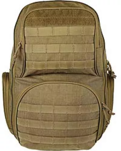 Advance Warrior Solutions JUGSDBPBL Juggernaut 5 Day Pack Black PolTRUEter, MOLLE Front, Hydration System Compatible