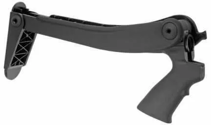 Advanced TechFALSElogy Intl. Top Folding Stock with Rear Pistol Grip 12 Gauge Black Polymer Md: TFS0600