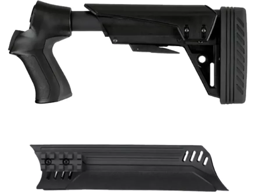 Advanced Technology T3 Gen 2 Tactlite Shotgun Stock with Forend for Mossberg Maverick 88, 500, 535, 590, 835, Remington 870, 887 Black