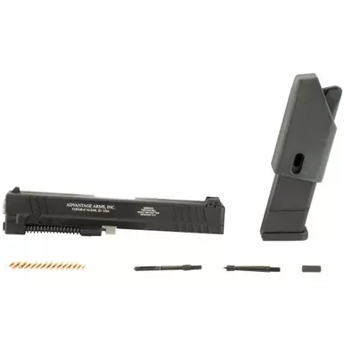 Advantage Arms Conversion Kit, 22LR, 4.49" Barrel, Fits Springfield Armory XD 9/40, Non-XDM Frames Only, Does Not Fit 3" Sub-compact, With Range Bag, Black Finish, 10 Rounds, 1 Magazine