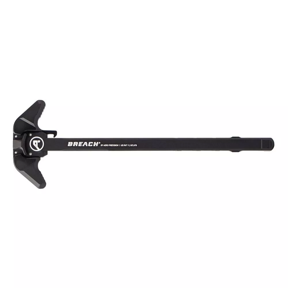 Aero Precision AR-10 Breach Ambi Charging Handle with Large Lever Black