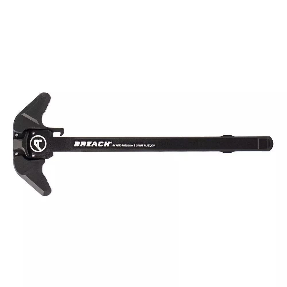 Aero Precision AR15 Breach Ambi Charging Handle with Small Lever Black