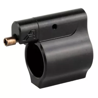 Aero Precision Low Profile Adjustable Gas Block | Fits AR15 with 0.625″ Barrel | Nitride Finish | Black | APRH101613C