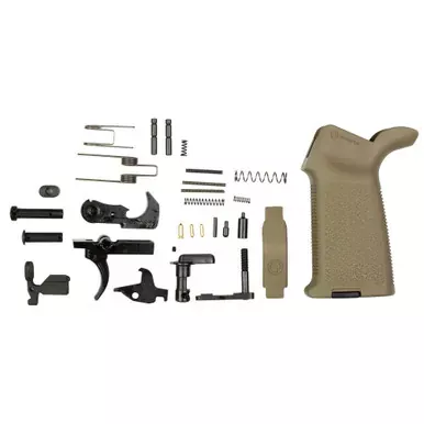 Aero Precision MOE Lower Parts Kit | For AR15 | Includes Magpul MOE Grip AND MOE Trigger Guard in Flat Dark Earth | APRH100965
