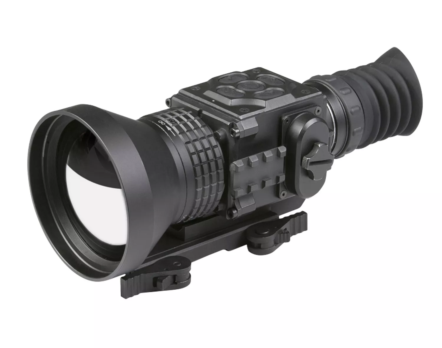 AGM Global Vision 3083455008SE71 Secutor T75-384 Thermal Rifle Scope Black 3.6x 75mm Multi Reticle 384×288, 50Hz Resolution Zoom Digital 1x/2x/4x/PIP Features Rangefinder