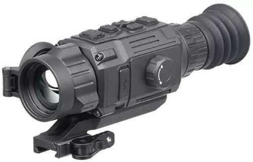 AGM Global Vision Rattler V2 | 1X/2X/4X/8X Digital Zoom | 25mm Objective | Multiple Reticles | 256×192 Resolution | Includes QD Mount | Matte Finish | Black | 314218550204R221