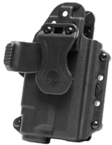 Alien Gear Holsters Photon Holster | Fits Sig Sauer P320c/M18/XCarry with TLR-7/Nightstick 550XL/Inforce WILD1 | Polymer Construction | Black | Ambidextrous | PHO-0692-L1-D