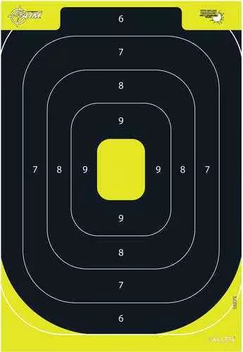 Allen 15372 EZ-Aim Splash IPSC Silhouette FALSEn-Adhesive Paper Target 12.50" W X 18.25" H 8 Per Pkg