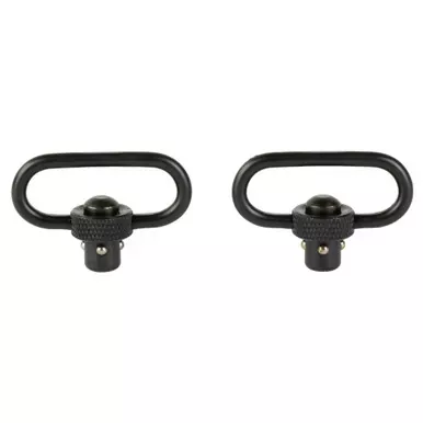 Allen Company QD Sling Swivel, 2 Pack, 1.25", Black 14516