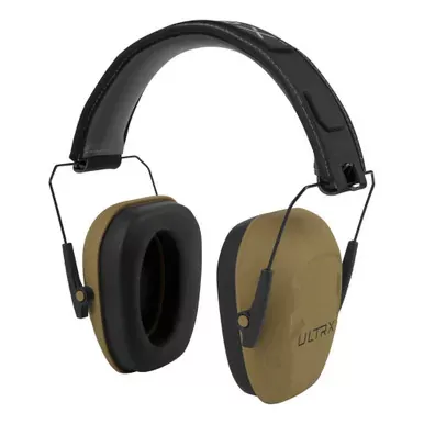 Allen Company ULTRX Shield Passive Muffs | Earmuff | NRR 23dB | Flat Dark Earth | 4106