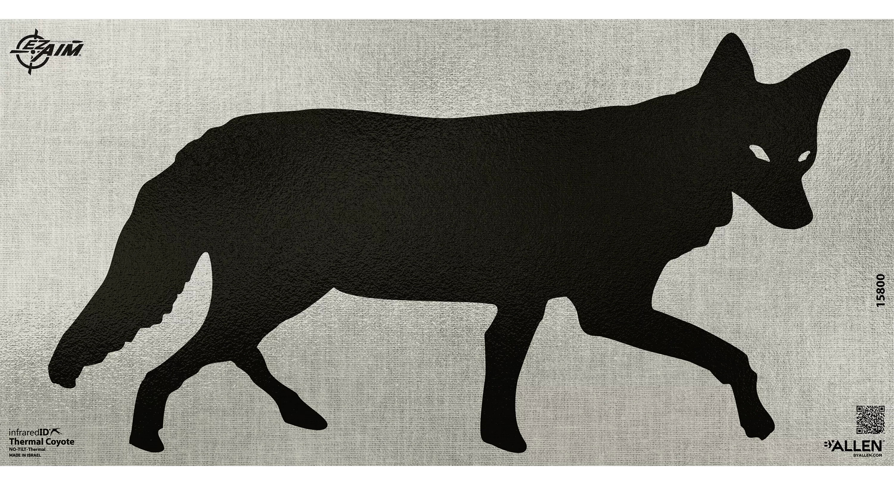 ALLEN EZ AIM THERMAL ID COYOTE 24X12 TARGET