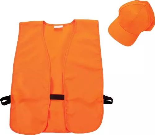 ALLEN HAT & VEST COMBO BLAZE – ORANGE VEST M-XL HAT FITS MOST
