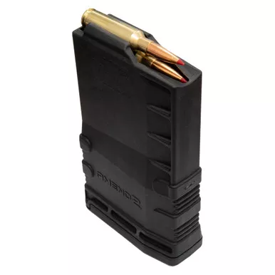Amend2 Magazine, 308 Winchester/7.62 NATO, 12 Rounds, Fits Short Action AICS Pattern Rifles, Polymer Construction, Black