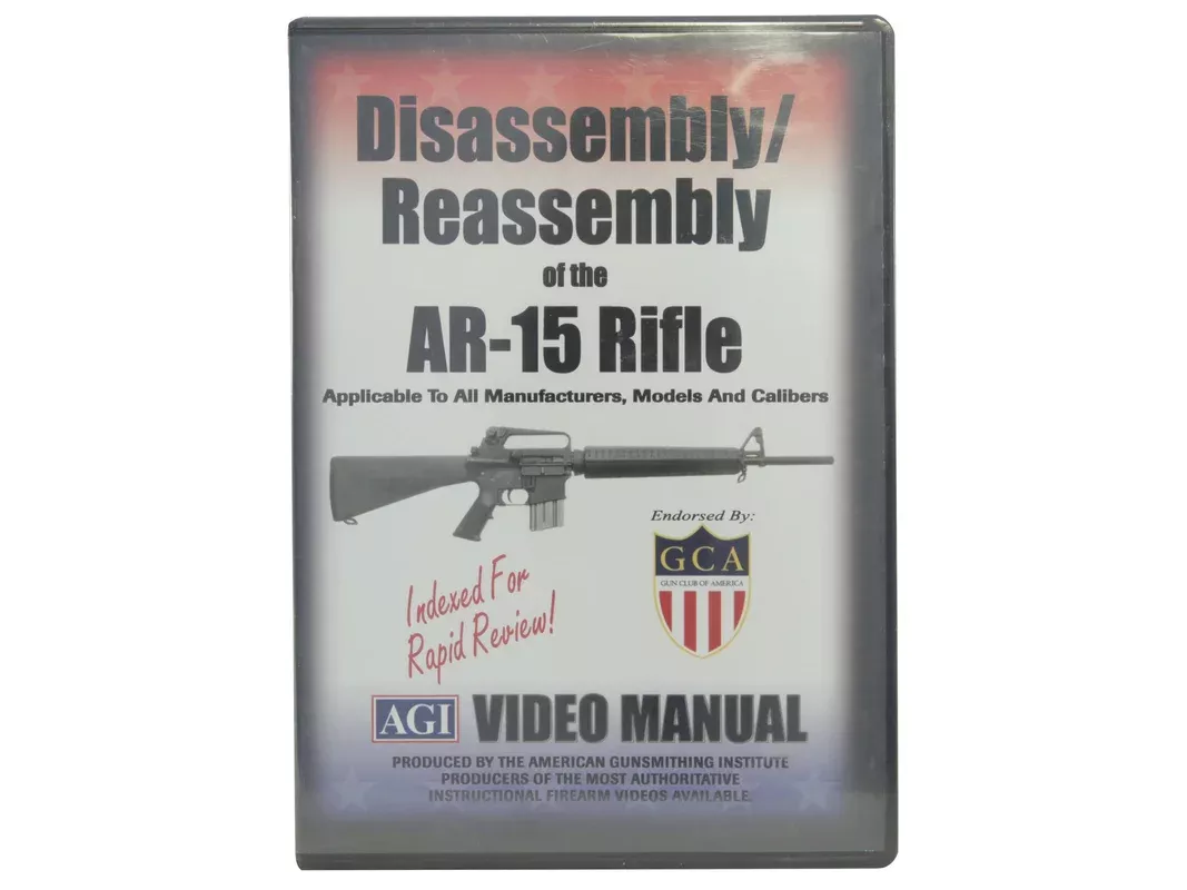 American Gunsmithing Institute (AGI) Disassembly and Reassembly Course Video “AR-15 Rifles” DVD