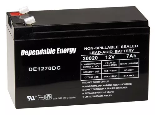 AMERICAN HUNTER BATTERY – RECHARGEABLE 12V 7AMP TAB TOP