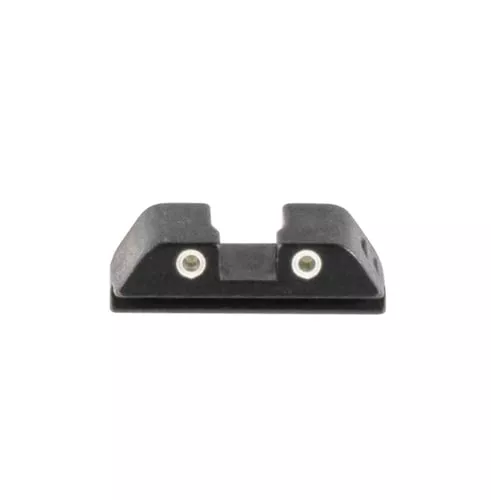 AmeriGlo GL5113R Classic Tritium Rear Sight for GlockBlack | Green Tritium with White Outline Rear Sight