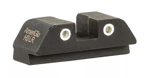 AmeriGlo GL8113R Tritium Rear Sight for GlockGreen Tritium White Outline Rear Sight