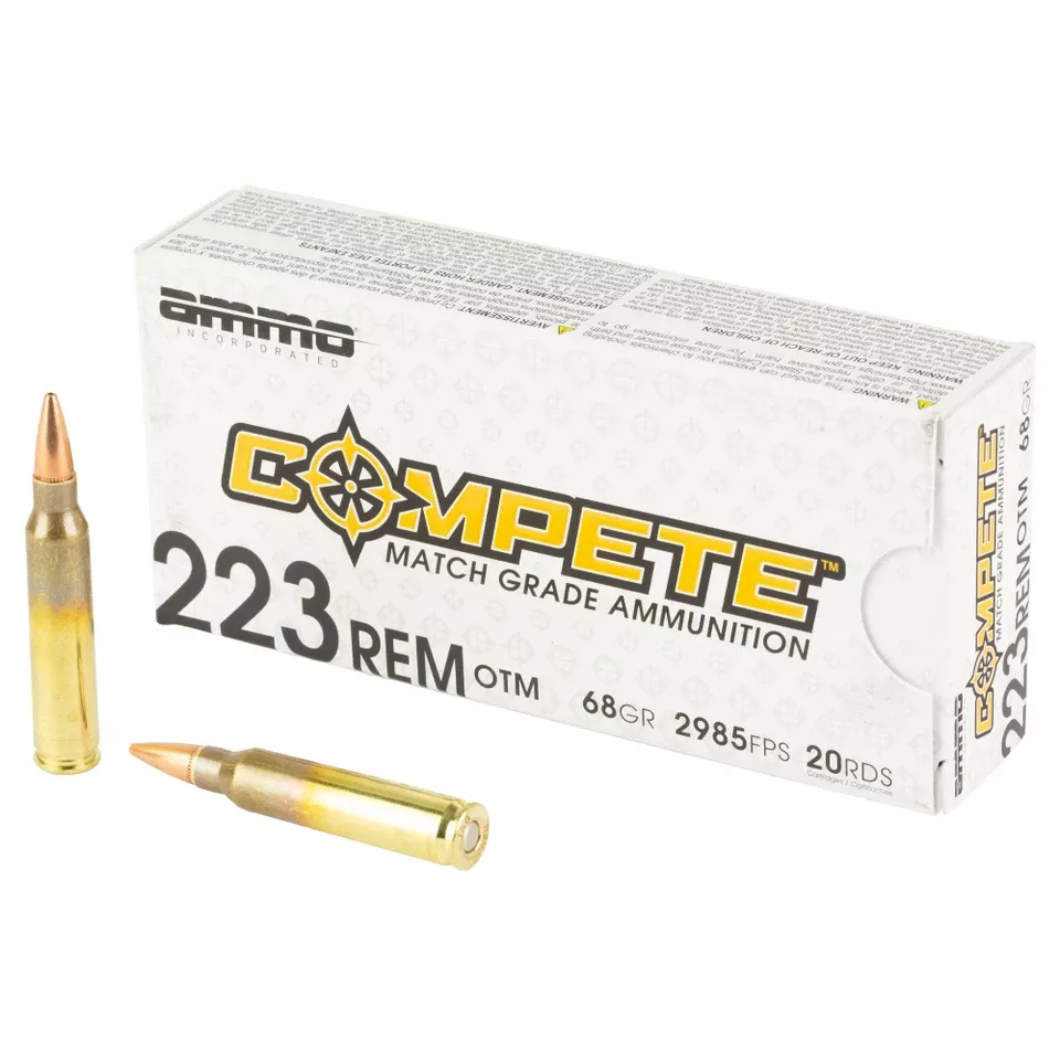 AMMO INC .223 Remington 68 Grain OTM - 20 Rounds/200 Rounds