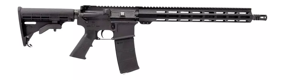 Andro Corp Industries 55616BB ACI-15 Bravo 5.56 NATO 30+1 16″ Black Nitride Threaded Barrel, Black Anodized Aluminum Receiver w/Picatinny Rail, M-LOK Handguard, M4 Black Polymer Stock, A2 Grip, Ambide