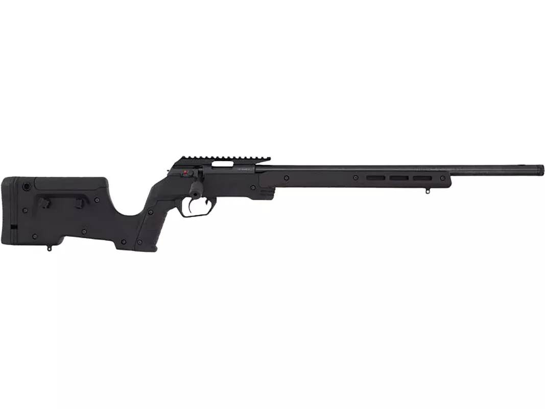 Anschutz 1761 APR HB Bolt Action Rifle 22 Long Rifle 21.4″ Black Threaded Barrel Black Frame Black Precision Stock
