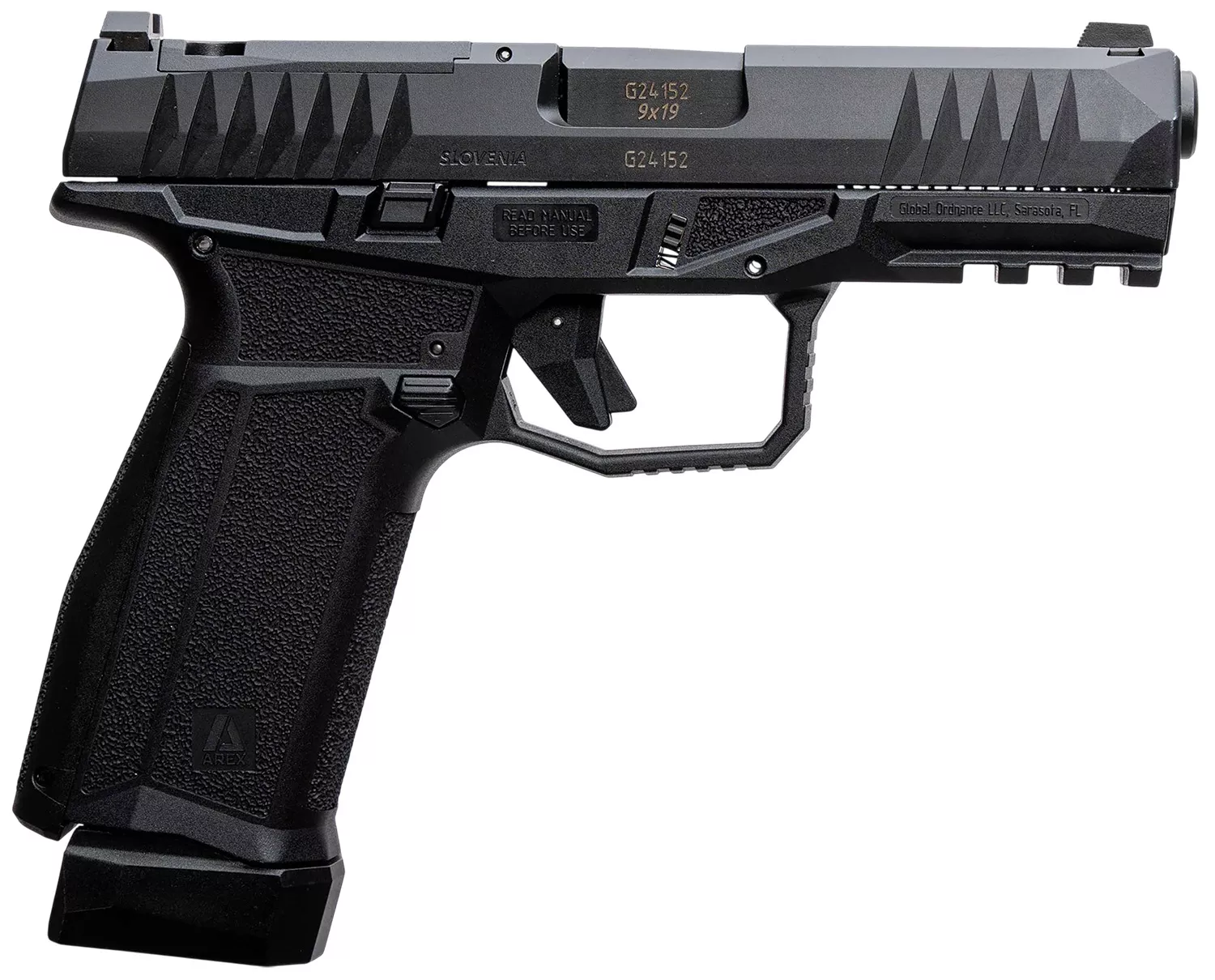 AREX 815537023954 Delta M Gen2 9mm Luger 17+1 4″ Black Barrel, Black Nitride Optic Cut/Serrated Slide, Black Frame, Ambidextrous