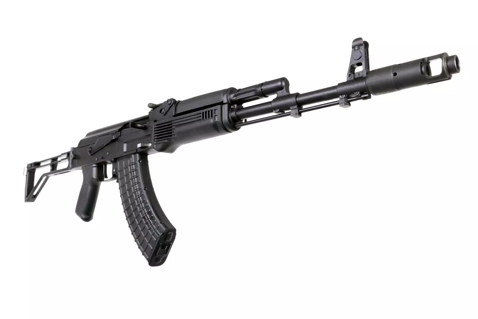 Arsenal SAM7SF 7.62x39mm Semi-Auto AK-47 Rifle with Aluminum Side-folding Buttstock Plum Furniture 10rd