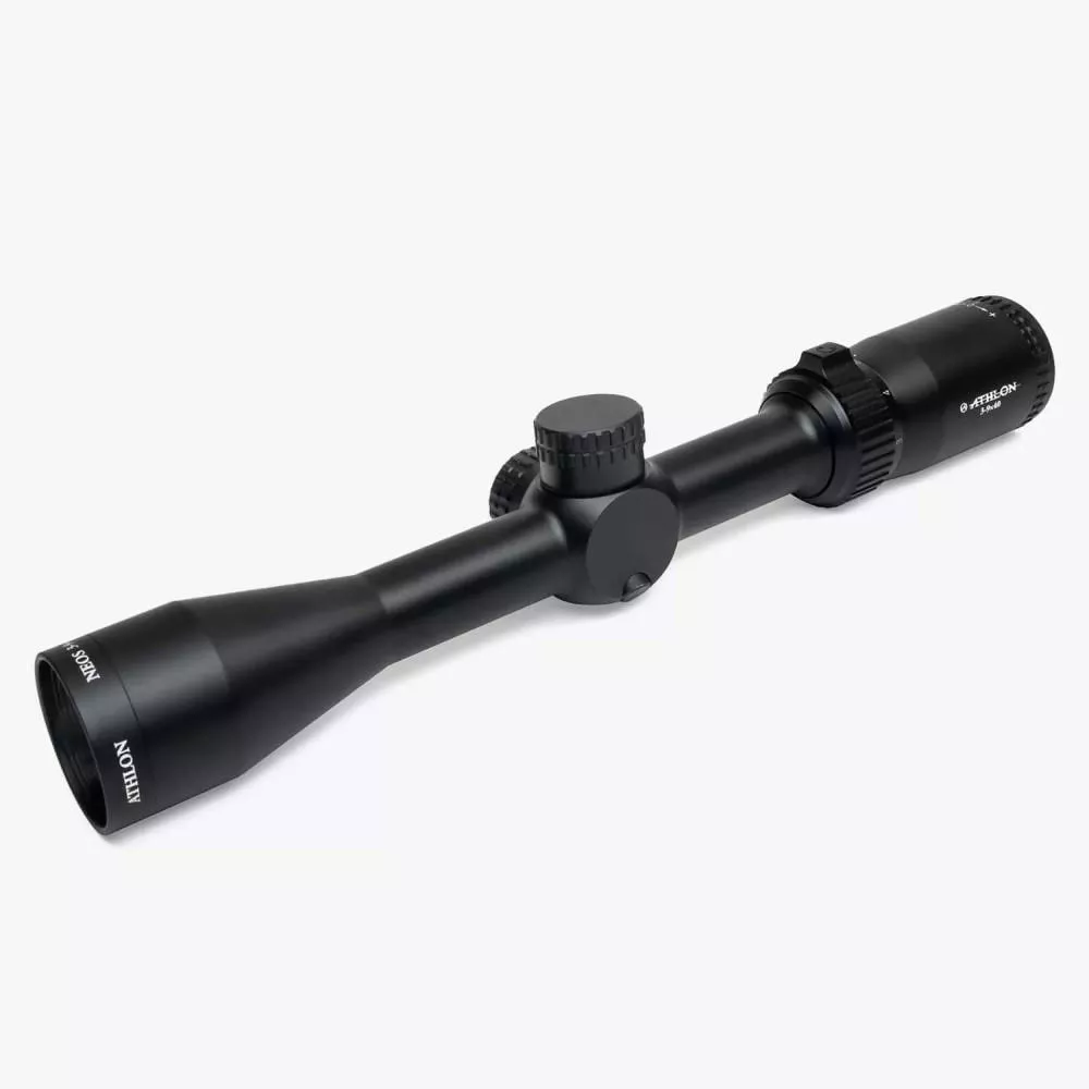 Athlon Neos Rifle Scope 3-9×40 1″ SFP Center-X MOA Non-Illum Black