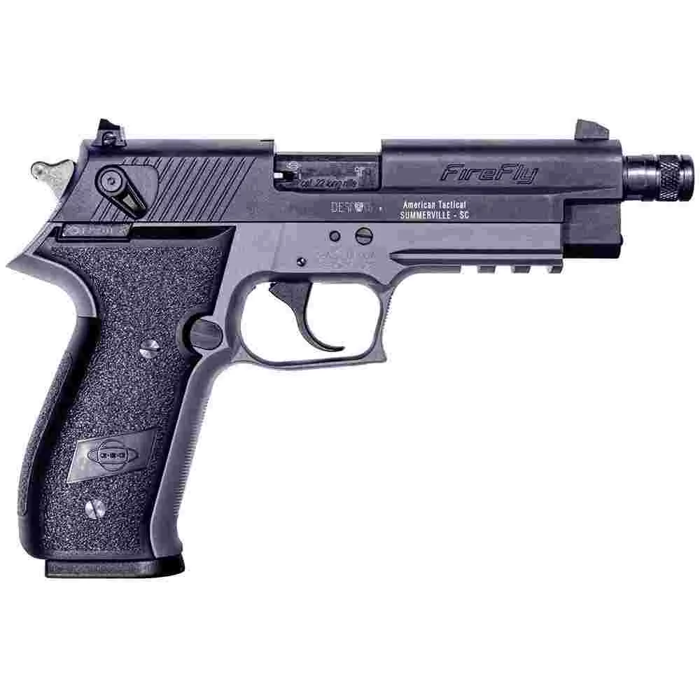 ATI GSG Firefly Handgun .22 LR 13rd Magazines(2) 4.9 Threaded Barrel Smoke Frame