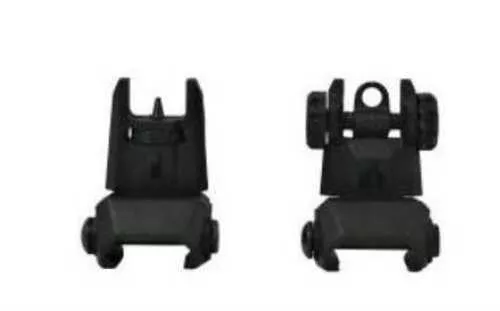 ATI Tactical Flip Up Front & Rear Back Up Sight – Polymer