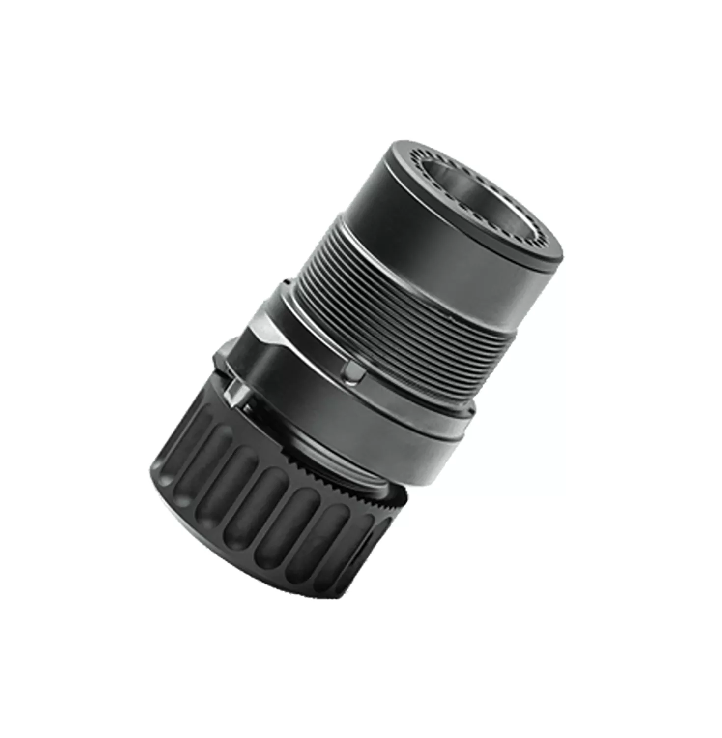 B&T Firearms SD-145490 HUB Adapter5.56 Black Titanium/Stainless Steel