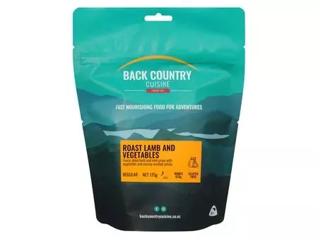 Back Country Cuisine Freeze Dri Meal: Roast Lamb and Vegetables