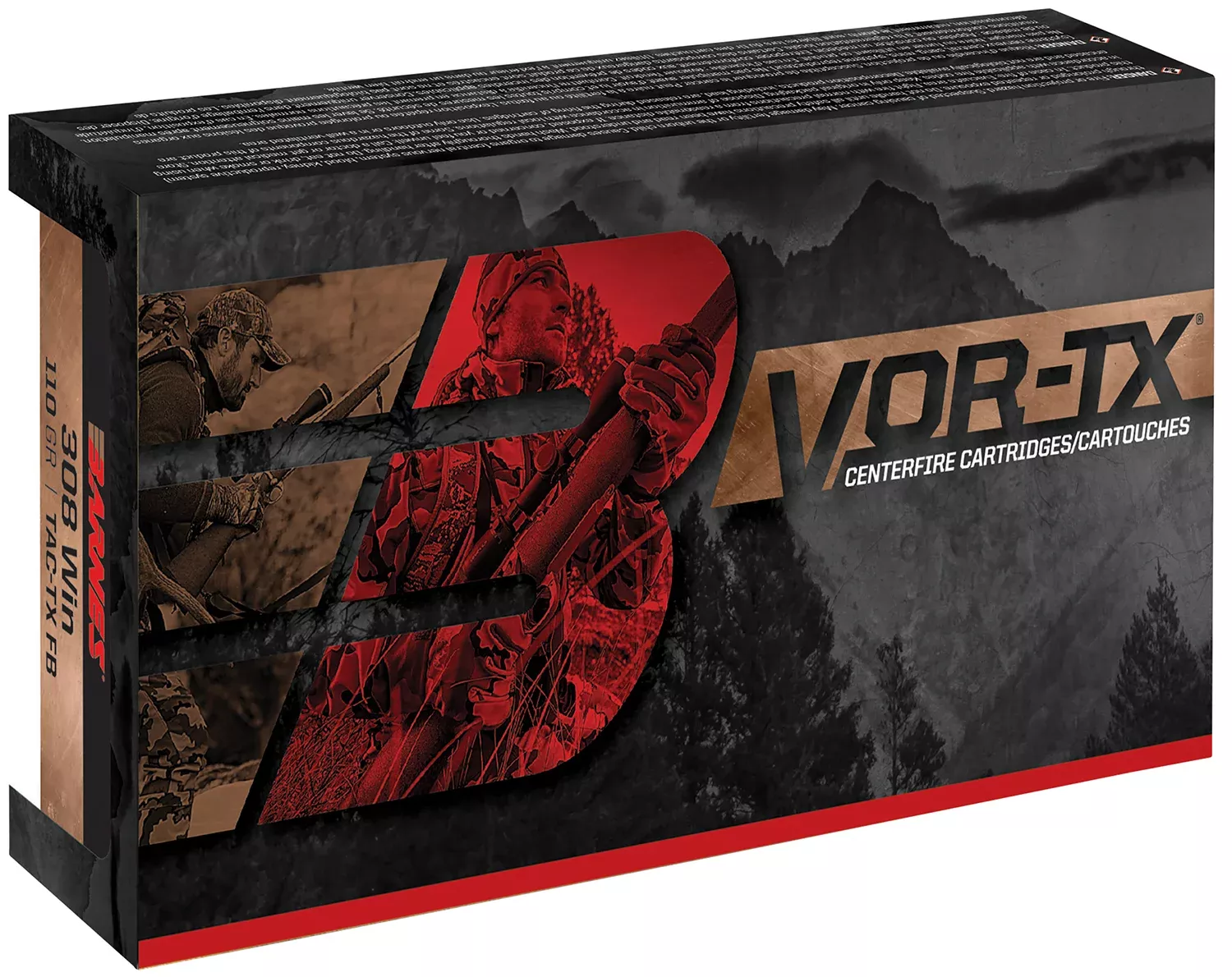 Barnes Bullets 21535 VOR-TX Rifle 30-30Win 150gr Barnes TSX Flat Nose 20 Per Box/10 Case
