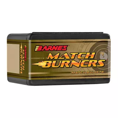 Barnes MATCH BURNER, .243 Diameter, 6MM/243 Winchester, 112 Grain, Match Burner Boat Tail, 100 Count 30864