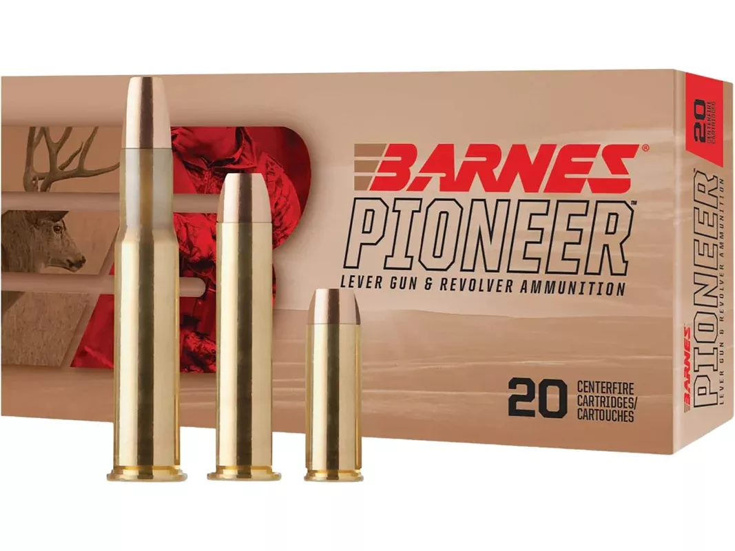 Barnes Pioneer 30-30 Winchester Ammo 190 Grain Barnes Original Jacketed Flat Nose Box of 20