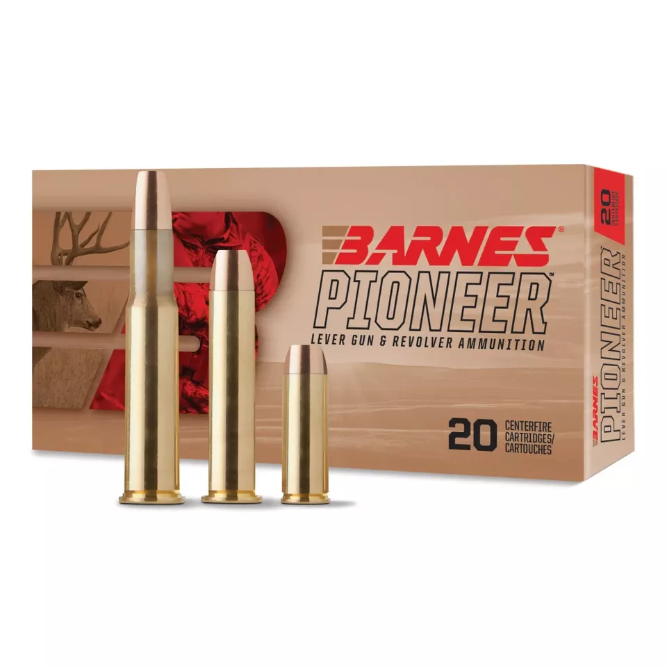 BARNES Pioneer 45-70 Government 400 Grain Ammunition - 20 Rounds per Box, 200 Rounds per Case