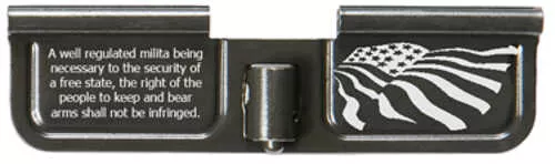 Battle Arms Development Dust Cover | Laser Engraved | Matte Finish | Black | Fits AR-15 | BA-LS-DC-2nd Amendment