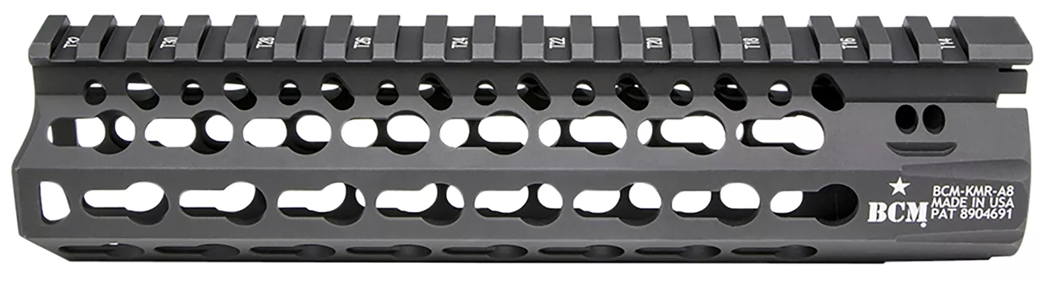 BCM KMRA8556BK KMR Alpha Handguard 8″ Keymod Style Made of Aluminum with Black Anodized Finish for AR-15