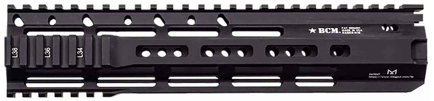 BCM RAIDERM10556BL RAIDER-M13 RailBlack Anodized 10.00″ M-LOK Free-Floating Style Made of Aluminum for AR-Platform